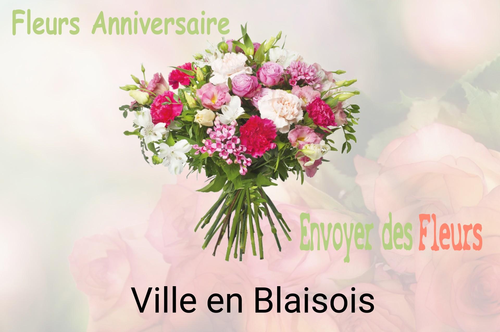 Bouquet de fleurs d’anniversaire livré à Ville-en-Blaisois